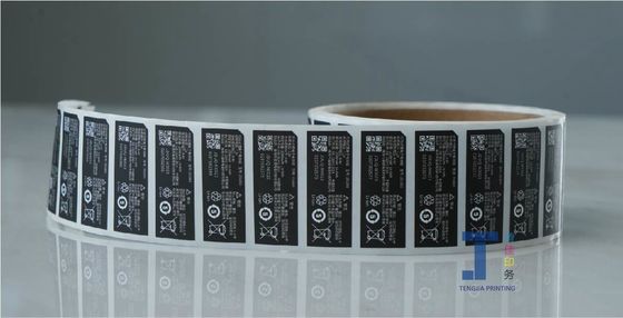 영구 접착제로 사용자 정의 할 수있는 Kraft 종이 스티커 라벨