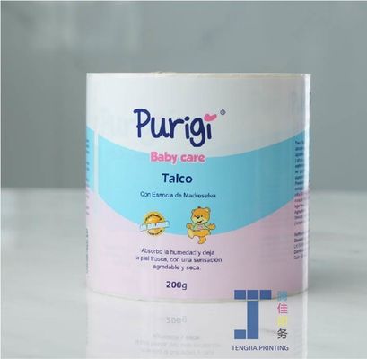 물 막연한 PET 샴푸 스티커 라벨
