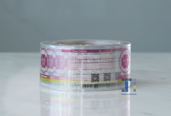 맞춤형 선명한 플라스틱 스티커